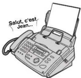 PANASONIC KXFP155BF - Réglage de l'appareil pour la réception de télécopies - 1