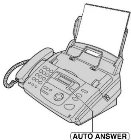 PANASONIC KXFP155BF - Activation du mode FAX - 2