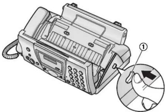 PANASONIC KXFP145BL - Nettoyage du chargeur de papier d'enregistrement - 2