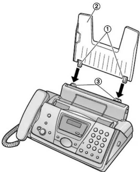 PANASONIC KXFP145BL - Cordon du combiné - 2