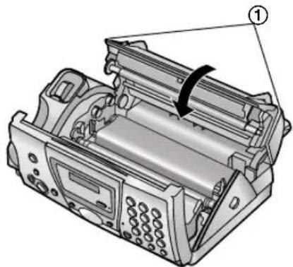 PANASONIC KXFP145BL - Installation du ruban encreur - 9