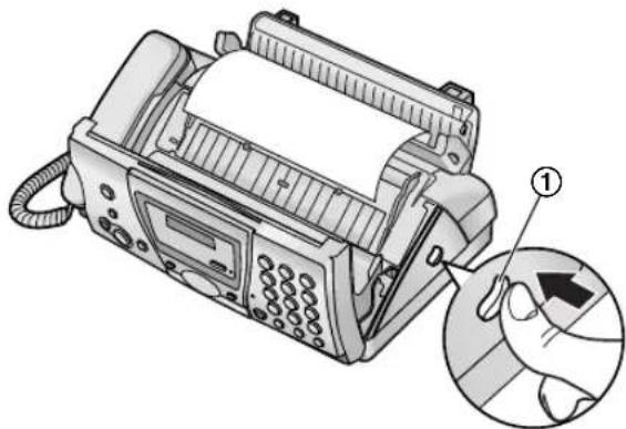 PANASONIC KXFP145BL - Lorsque le papier d'enregistrement a occasionné un bourrage dans l'appareil - 3