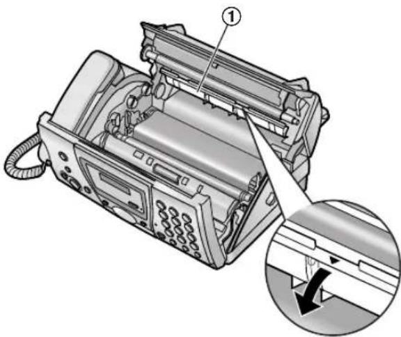 PANASONIC KXFP145BL - Nettoyage du chargeur de papier d'enregistrement - 4
