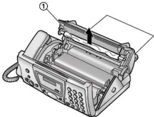 PANASONIC KXFP145BL - Lorsque le papier d'enregistrement a occasionné un bourrage dans l'appareil - 5