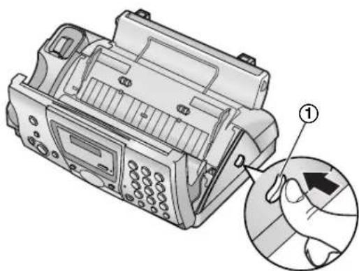 PANASONIC KXFP145BL - Installation du ruban encreur - 2