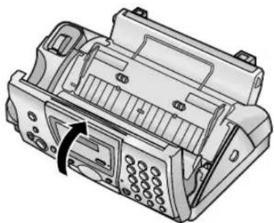 PANASONIC KXFP145BL - Installation du ruban encreur - 10