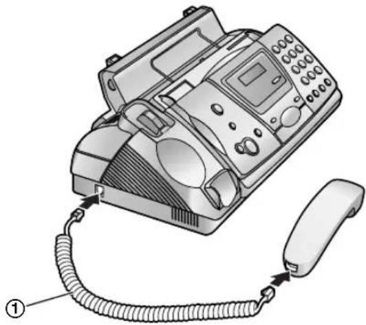 PANASONIC KXFP145BL - Cordon du combiné - 1