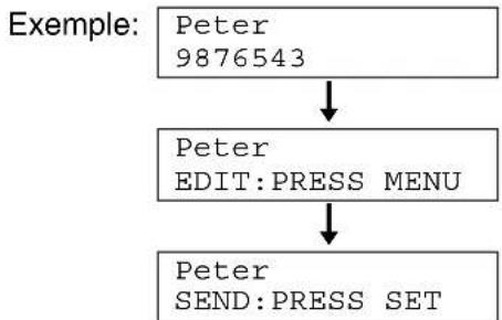 PANASONIC KXFLB750BL - Suppression d'un élément mémorisé - 2