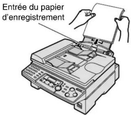 PANASONIC KXFLB750BL - Si le papier d'enregistrement n'a pas ete correctement introduit dans l'appareil - 1