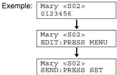 PANASONIC KXFLB750BL - Modification d'un numero mémorisé - 3
