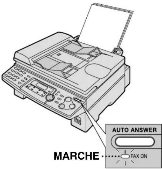 PANASONIC KXFLB750BL - Activation du mode FAX - 1