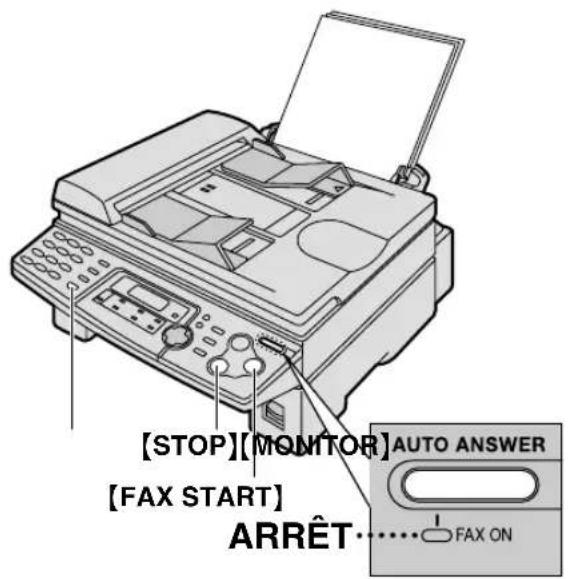 PANASONIC KXFLB750BL - Activation du mode TEL - 1