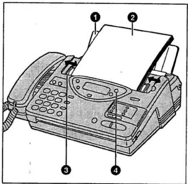 PANASONIC KXF2710 - Chargement des documents - 1