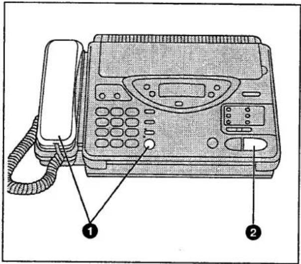 PANASONIC KXF2710 - Réception manuelle - 1
