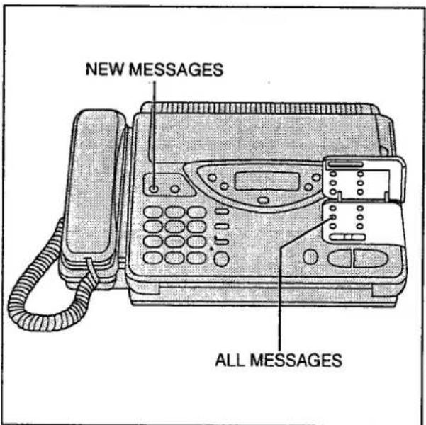 PANASONIC KXF2710 - Lecture des messages enregistrés - 1