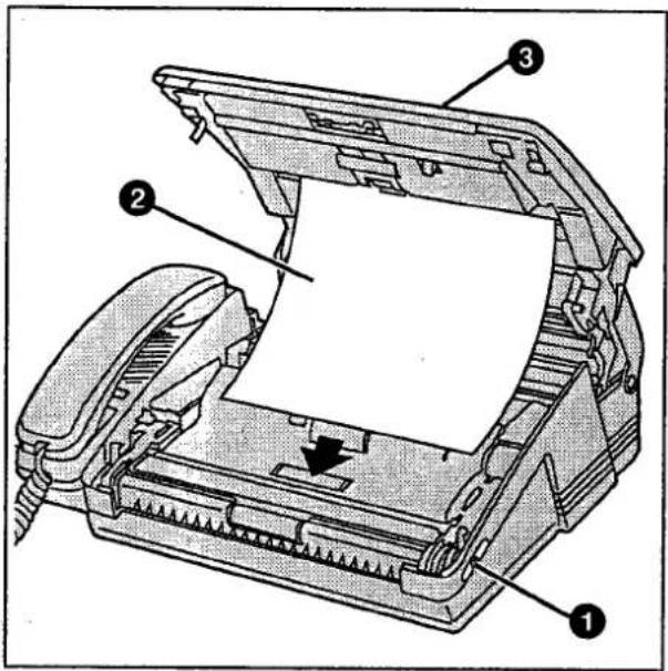 PANASONIC KXF2710 - Suppression d'un bourrage de documents - 1