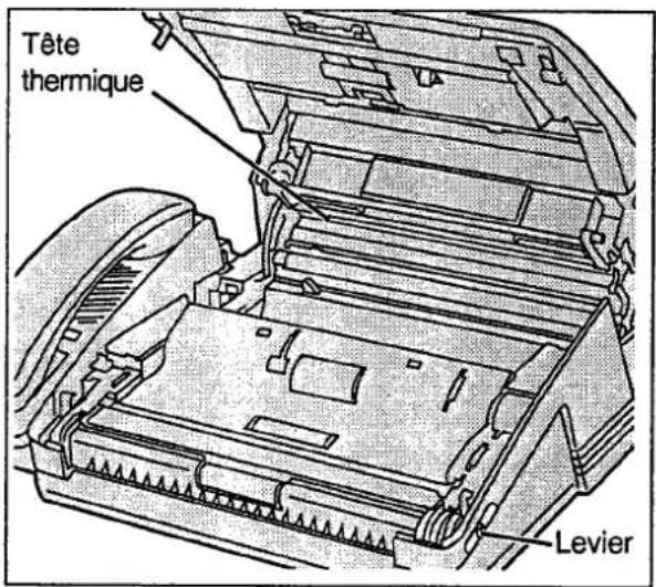 PANASONIC KXF2710 - Nettoyage de la tête thermique. - 1