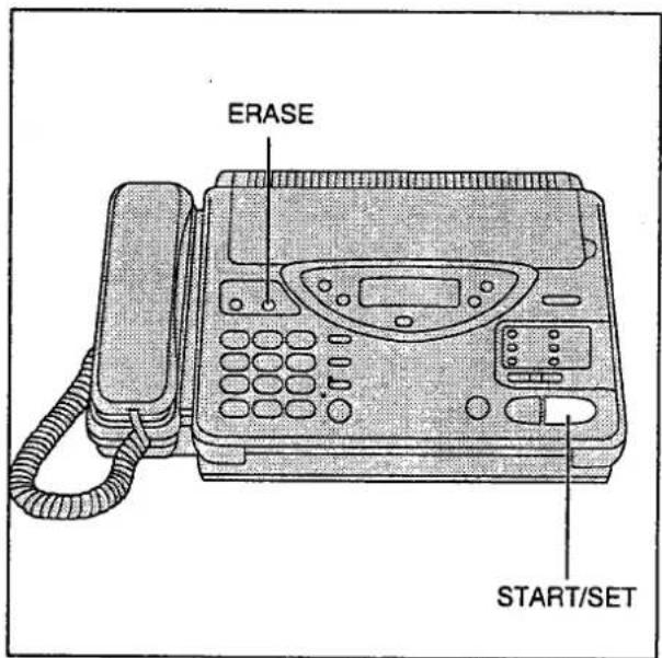 PANASONIC KXF2710 - Effacement des messages enregistrés - 1
