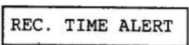 PANASONIC KXF2710 - Réglage de l'alarme de durée d'enregistrement. - 4