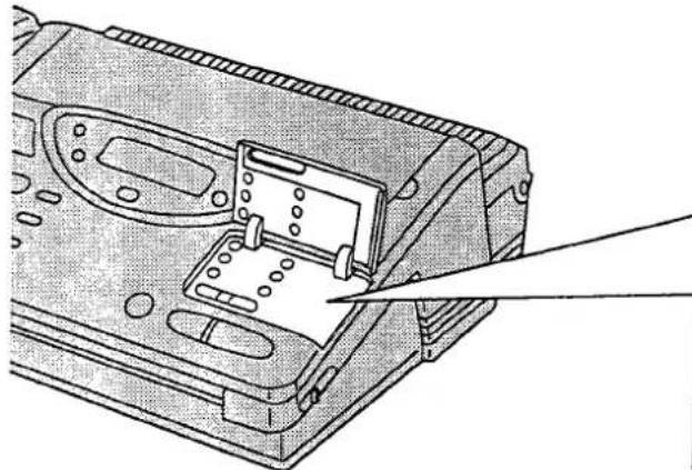 PANASONIC KXF2710 - Commandes du répondeur-enregistreur - 1