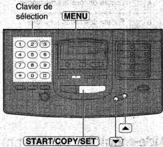 PANASONIC KXF1820 - Programmation du code d'identification pour le service à distance - 1