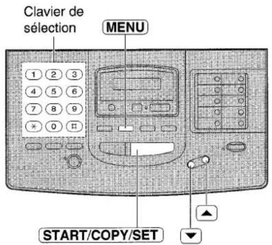 PANASONIC KXF1820 - Définition de la durée d'enregistrement du message d'annonce ANS/FAX - 1