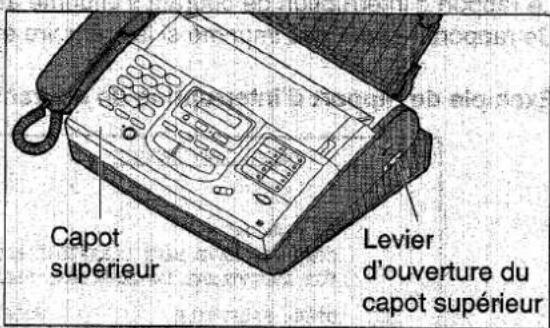 PANASONIC KXF1820 - Si le bourrage s'est produit sous la cartouche de film de transfert - 1