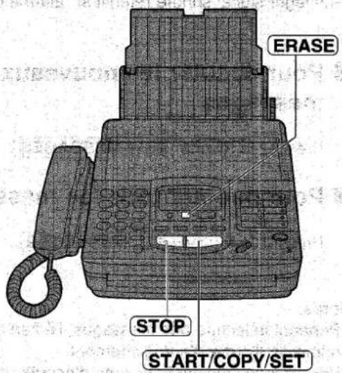 PANASONIC KXF1820 - Pour effacer tous les messages - 2