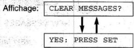 PANASONIC KXF1820 - Pour effacer tous les messages - 1