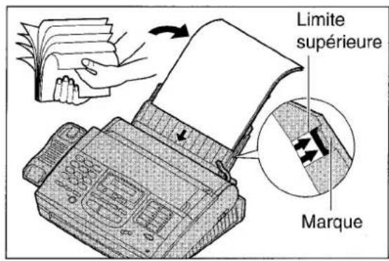 PANASONIC KXF1820 - Chargement du papier - 5
