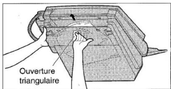 PANASONIC KXF1820 - Lorsque le bourrage s'est produit pres de la sortie du papier imprimé - 1