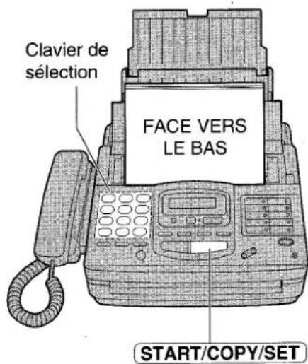 PANASONIC KXF1820 - Réreservation de transmission en cours de réception d'un document - 1