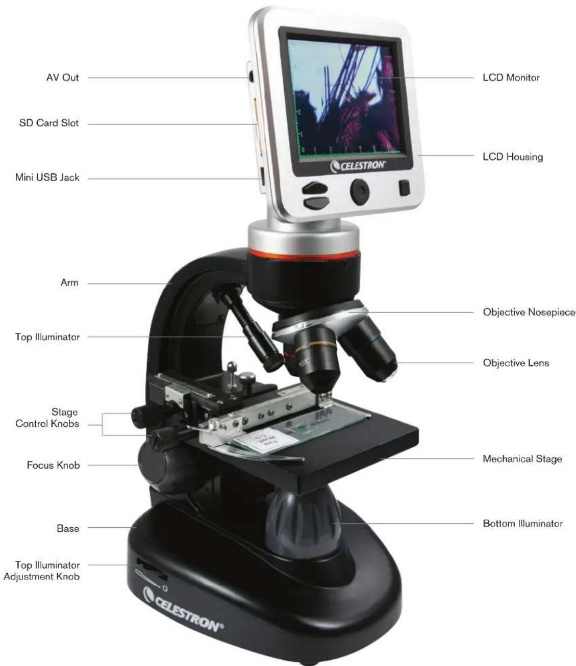 CELESTRON 44320 - LCD Digital Microscope II - 2