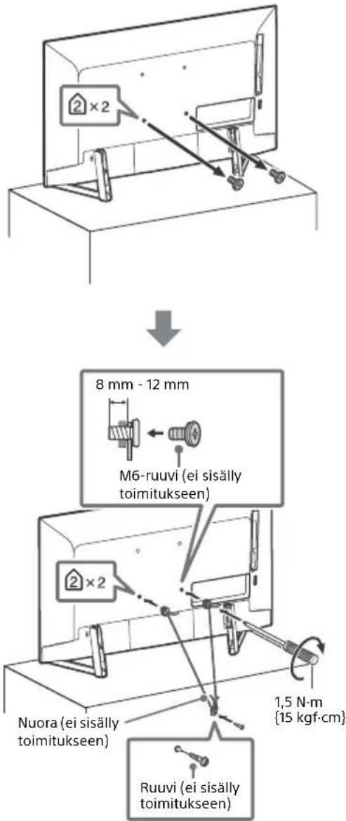 SONY KD49XG9005 - Laitteen kuljettaminen ja siirtäminen - 2