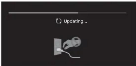 SONY KD49XG9005 - Når meldingen [En ny systemprogramvareoppdatering er tilgjengelig...] vises. - 1