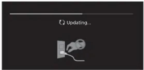 SONY KD49XG9005 - Cuando se visualiza el mensaje [Hay una nueva actualización de software del sistema de TV...]. - 1
