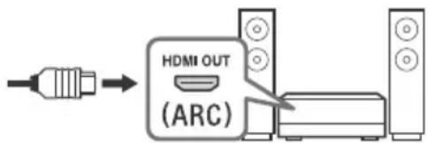 SONY KD49XG9005 - • HDMI IN 3 ARC (Audio Return Channel) - 1