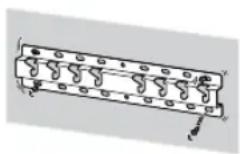 SONY KD55XG8096 - Achten Sie darauf, die Wandhalterung entsprechend den Anweisungen in dieser Bedienungsanleitung sich an der Wand zu montieren. - 1