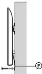 SONY KD55XG8096 - Prevenirea alunecarii partii de jos a televizorului. - 2