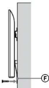 SONY KD55XG8096 - Prevenirea alunecarii partii de jos a televizorului. - 2