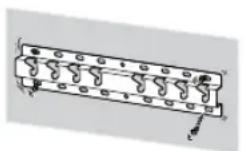 SONY KD55XG8096 - Veiliez à installer le support de fixation murale solidement en suivant les instructions de ce mode d'emploi. - 1