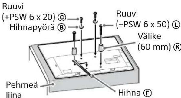 SONY KD43XG8096 - Normaali asennus (2-a) - 1