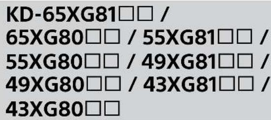 SONY KD43XG8096 - lespraudiet televizora vajadzigo(-os) kabeli(-us). - 1