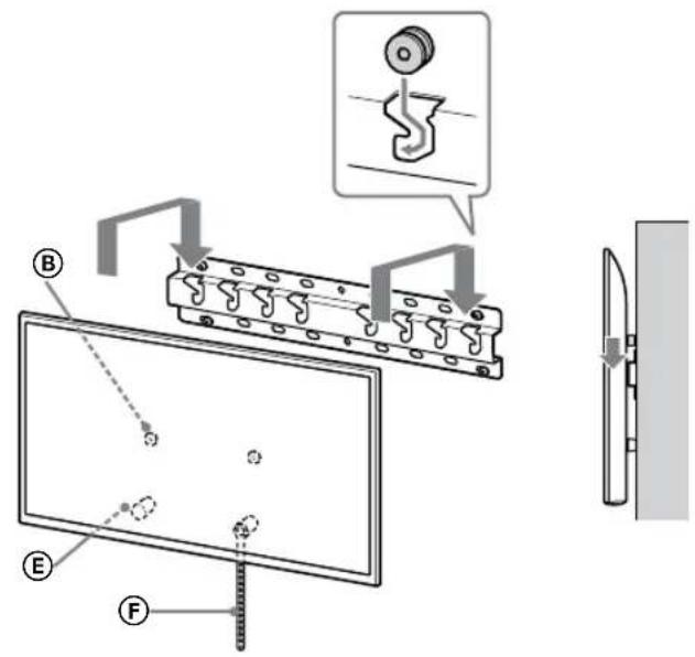 SONY KD43XG8096 - Instale o televisor na Base ou Adaptador de Base. - 3