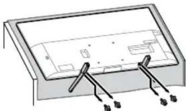 SONY KD43XG8096 - Atvienojiet no televizora galda stativu. - 1