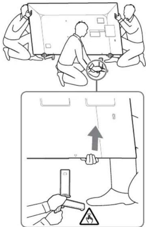 SONY KD43XG8096 - Odvojite postolje za sto od TV-a. - 1