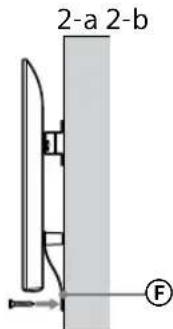 SONY KD43XG8096 - Forhindre at bunnen på TV-en forskyves. - 1