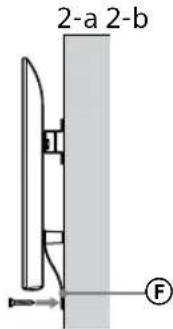 SONY KD43XG8096 - Verhindern Sie, dass sich die Unterseite des Fernsehgerats bewegt. - 1