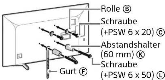 SONY KD43XG8096 - Standardanbringung (2-a) - 1