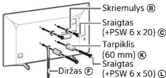 SONY KD43XG8096 - Standartinis tvirtinimas (2-a) - 1